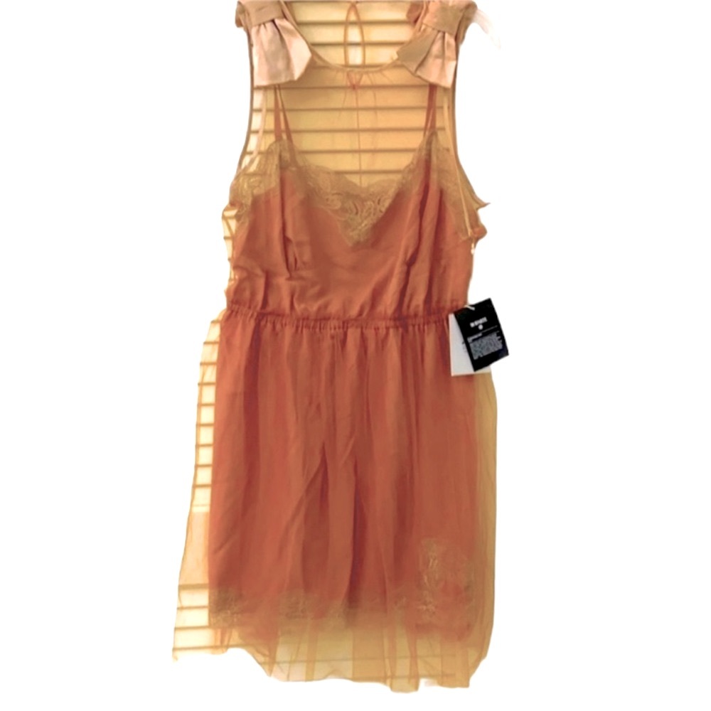 Rodarte for target marigold sheer dress
